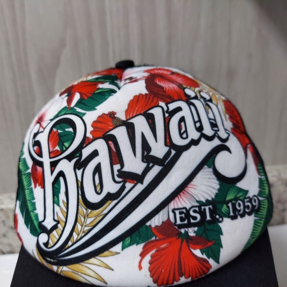 Surfware Hawaiian Classics Trucker Hat Hawaiian Mesh Baseball Cap - Picture 4 of 4